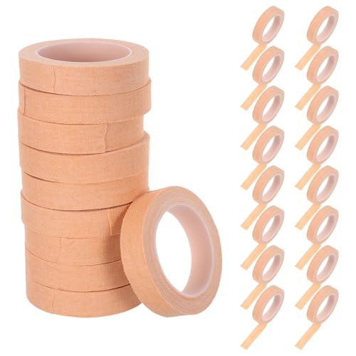 GALPADA Adhesive Finger Tape 1cm X Skin-Colored 30 Rolls Extra Strong Sport Bandage Wrap for Rock Climbing Grappling and Injury Support