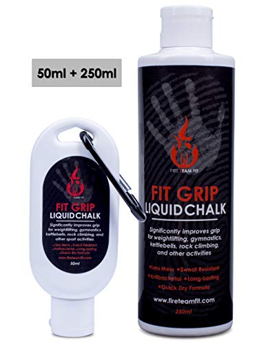 Liquid Chalk for Weight Lifting, Rock Climbing, Cross Training, & Powerlifting, Gym Approved Workout Chalk for Hands & Calluses - size: 50 ml (5 pack)