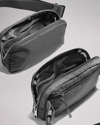 YOSHUYUKI Fanny Pack Crossbody Bag Trendy Waterproof Small Cross Body Purse for Women Men Fashion Waist Packs Mini Belt Pouch Chest Bum Hip Bag Lulu Dupes for Travel Vacation Running Dim Grey - color: Dim Grey