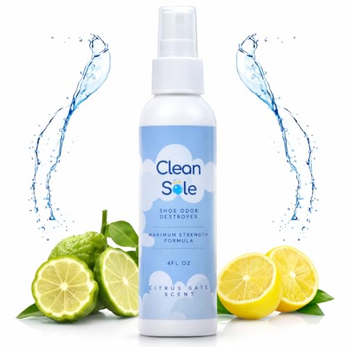 Shoe Odor Destroyer - Shoe Odor and Foot Odor Eliminating Spray Extra Strength Formula to Remove and Prevent Shoe Odors and Smells