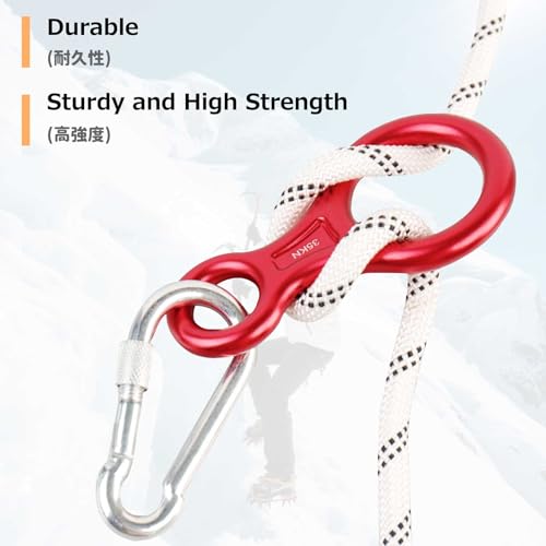 35kN Climbing Rescue Figure 8 Descender Rigging Plate Heavy Duty & Large & High Strength Rappel Device Equipment for Rappelling, Belaying, Tree Climbing, Aerial Silks Rigging - color: Blue - 35 kN