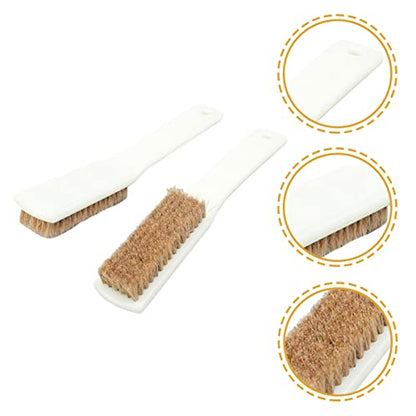 2pcs Boars Hair Climbing Brush Portable Bouldering Stone Cleaner for Outdoor Climbing