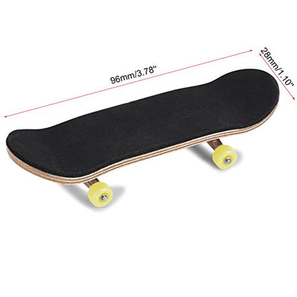 Maple Finger, Pro Fingerboard Bearing Wheels, Pu Pad, Alloy Rubber, Complete Set, Great, Professional Fingerboard for Fidgety Hands for Sport Training Props, 1