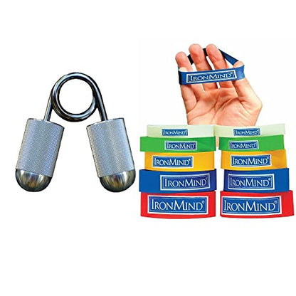 IronMind IMTUG Finger Gripper and Expand-Your-Hand-Bands - size: IMTUG 1 + Expand-Your-Hand Bands
