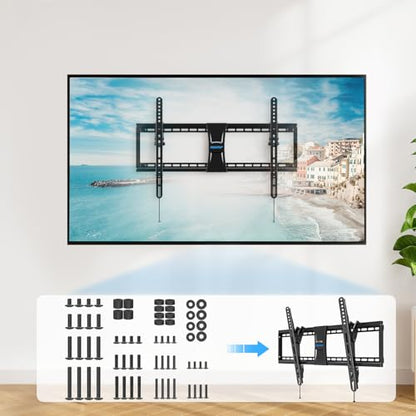 MOUNTUP Universal TV Mounting Hardware Kit Fits Most LED LCD OLED 4K TVs, Includes M4 M5 M6 M8 TV Screws, Spacers, Washers for TVs/Monitor Mounting up to 80 inches, MU0041 (Pack of 2) - size: 6mm (Pack of 2)