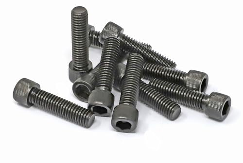 iexcell 10 Pcs 3/8-16 x 1-1/2" Alloy Steel 12.9 Grade Hex Socket Head Cap Screws Bolts Kit, Black Oxide Finish - size: 3/8-16 x 1-1/2"