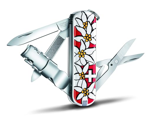 Victorinox 0.6463.T2 Folding Pocket Knife Nail Clip 580 - color: Edelweiss
