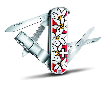 Victorinox 0.6463.T2 Folding Pocket Knife Nail Clip 580 - color: Edelweiss