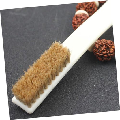 Amosfun 4Pcs Climbing Rocks Cleaning Brush with Sturdy Handle Boar Hair Bristles for Bouldering and Rock Climbing Chalk Cleaning Tool for Outdoor Sports