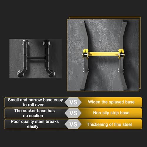 Pull Up Station, Bongkim Power Tower Portable Pullup Bar Station, Pull Up Bar for Home Gym, Pull Up Tower Station 440LBS with 11 Gears Adjustment Black