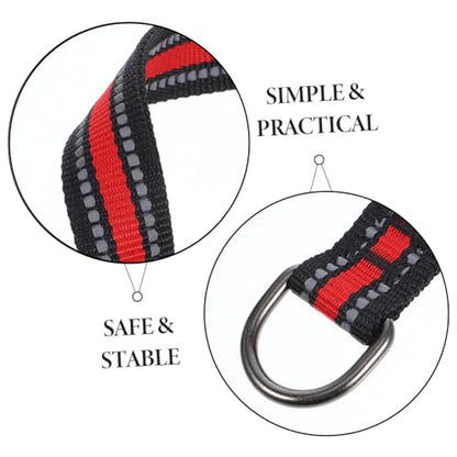YARNOW 2pcs Heavy-Duty Strap for Tree Aerial Fitness Long Metal Buckle for Outdoor Use