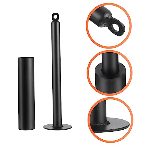 VANZACK 1Pc Steel Weight Loading Pin for Dumbbell Plates Durable Barbell Slice Load Rod for Strength Training and Fitness Equipment