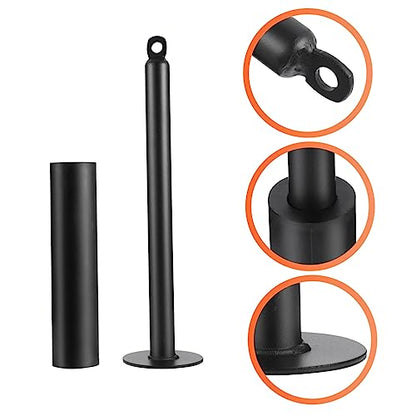 VANZACK 1Pc Steel Weight Loading Pin for Dumbbell Plates Durable Barbell Slice Load Rod for Strength Training and Fitness Equipment