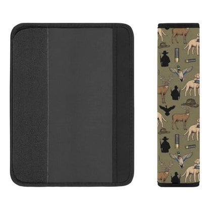 2PCS Hunting Green Deer Camouflage Car Seat Belt Pad Universal Soft and Comfortable Harness Pads Strap for Kids, Car Seats Pushchair Strollers High Chair Pushchair - color: Pattern 430