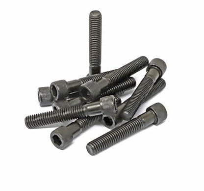 iexcell 10 Pcs 3/8-16 x 2-1/4" Partially Threaded Alloy Steel 12.9 Grade Hex Socket Head Cap Screws Bolts Kit, Black Oxide Finish - size: 3/8-16 x 2-1/4" ( Partially Threaded )