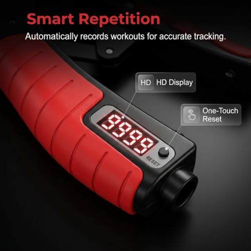 Ergonomic Adjustable H-Shaped Grip Hand Trainer, 2026 Upgraded Grip Strength Trainer Adjustable Resistance 11-363 Pounds (5-165 Kilograms), Strengthen the Wrist, Forearm and Fingers - color: Red