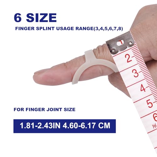 Soft Home 3 Pack Oval Finger Splints Waterproof Finger Splint for Arthritis, Trigger Finger,Mallet Fingers - Trigger Finger splints For Thumb, Index, Middle, Pinky or Ring Finger - size: 222