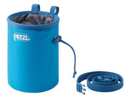 Petzl BANDI Round Chalk Bag (Eco-Design) - color: Bright Blue