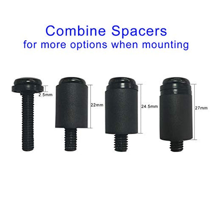 Suptek Universal TV Mounting Hardware Kit - Includes Screws and Anchors M4, M5, M6, M8 - Fit Most TVs Up to 80 inch