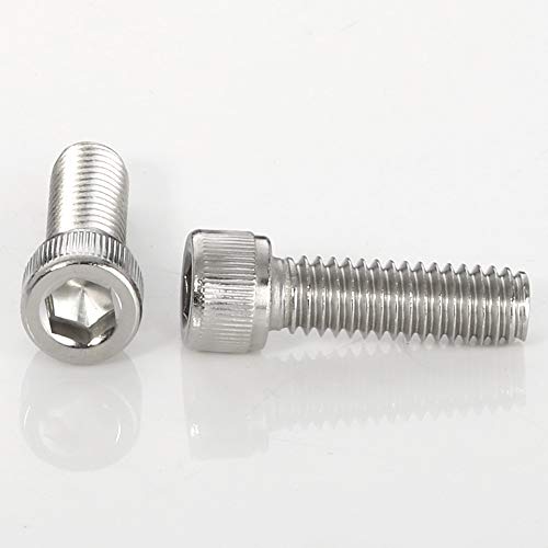 1/4-20 x 1/2", 5/8", 3/4", 7/8", 1" Socket Head Cap Screws, Stainless Steel 18-8 (304), Bright Finish, Fully Threaded, Allen Hex Drive, 50 PCS - size: 1/4-20 x 1/2", 5/8", 3/4", 7/8", 1" (50 PCS)