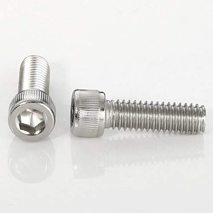 1/4-20 x 1/2", 5/8", 3/4", 7/8", 1" Socket Head Cap Screws, Stainless Steel 18-8 (304), Bright Finish, Fully Threaded, Allen Hex Drive, 50 PCS - size: 1/4-20 x 1/2", 5/8", 3/4", 7/8", 1" (50 PCS)
