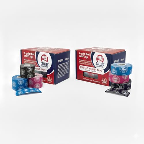 6 Rolls of Pre-Cut Athletic Tape - Protect Your Fingers & Your Thumb