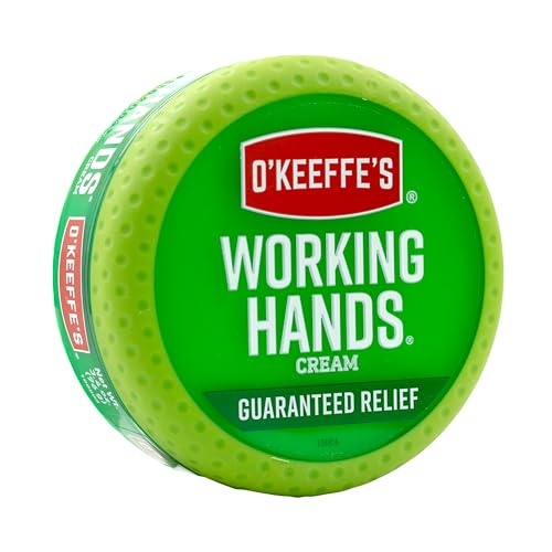 O'Keeffe's K0350002-8 Working Hands Hand Cream in Jar (8 Pack), 3.2 oz - size: 3.2 Ounce (Pack of 8)
