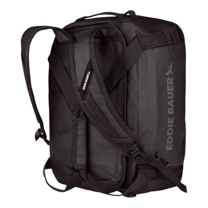 Eddie Bauer Maximus Duffel Bag 40L and 70L | Hiking | Outdoor | Travel | Lightweight | Weather-Resistant | Durable | Rugged - color: Black, size: 70L