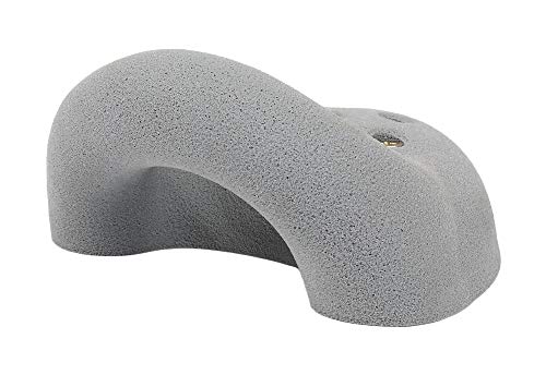 Atomik Rock Climbing Holds Large Screw-On Ring Jug in Gray