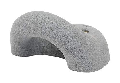 Atomik Rock Climbing Holds Large Screw-On Ring Jug in Gray