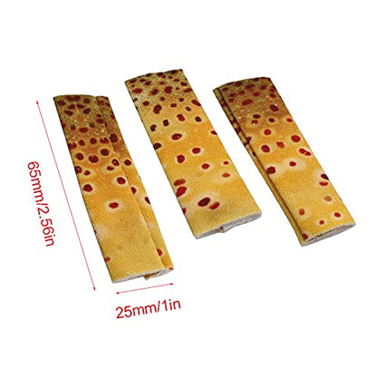 Fishing Finger Protector 3Pcs - color: Yellow fish skin pattern