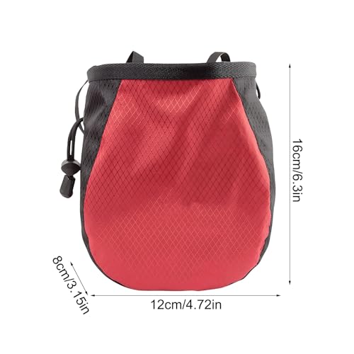 Chalk Bag Lightweight Leakproof Adjustable Pouch | Outdoor Bouldering Chalk Pouch for Outdoor Weight Lifting Training Mountaineering Climber Athlete Instructor