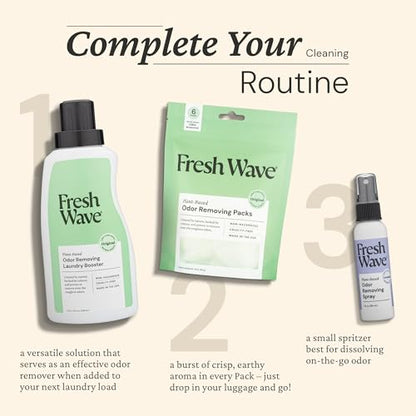 Fresh Wave Odor Eliminator Room Spray, 2 oz Travel Size, 2-Pack, Lavender | Plant oil formula with lime, pine needle, and cedarwood, Neutralizes air and fabric odors, Non-hazardous, Pet-safe - size: 2 Fl Oz (Pack of 2)