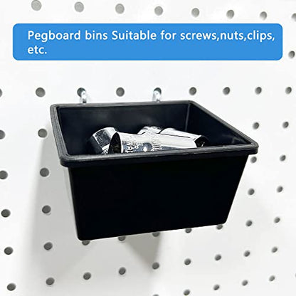 258pcs Pegboard Hooks And Accessories Set, Wall Organizer For Garage | Peg board hooks and bins set, fits 1/8, 1/4 inch boards, with peg locks, for garage, workshop, tool storage