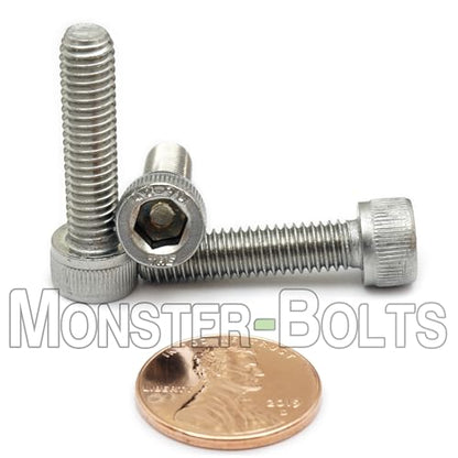 MonsterBolts - M6 x 25mm Socket Head Screws, DIN 912, Stainless Steel, 10 Pack - size: M6 x 25mm