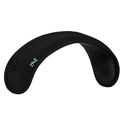 Ultra Thick & Breathable Universal Shoulder Pad Cushion for Bag - Long & Comfort - color: Black