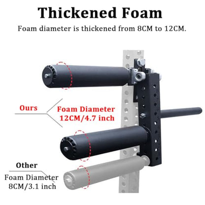 Seated Leg Extension, 8-Gear Adjustable for Muscle Training, Compatible with 2.5cm Barbell Plates - Fitness Equipment Attachment (1.6cm 2.5cm Diameter) - color: 1.6cm, size: 2.5cm diameter