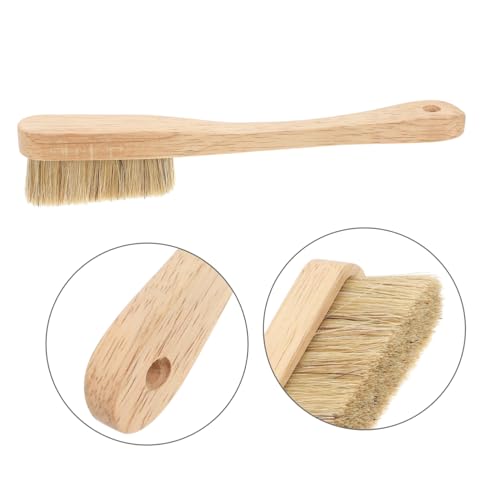 SUPVOX Wood Dauber Brush Rock Climbing Brush Shoe Polish Brush Bristle Hair Rock Climbing Shoes