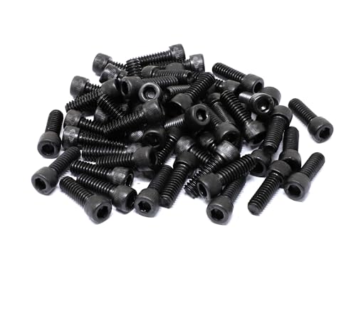 iexcell 25 Pcs 1/4-20 x 3/4" Alloy Steel 12.9 Grade Hex Socket Head Cap Screws Bolts Kit, Black Oxide Finish - size: 1/4-20 x 3/4"