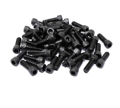 iexcell 25 Pcs 1/4-20 x 3/4" Alloy Steel 12.9 Grade Hex Socket Head Cap Screws Bolts Kit, Black Oxide Finish - size: 1/4-20 x 3/4"