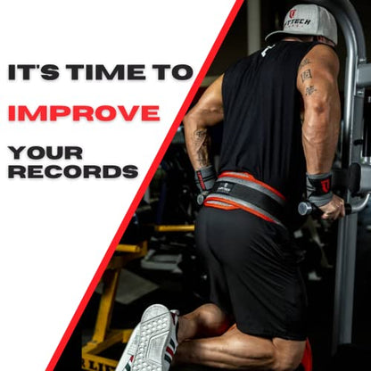 Dip Belt for Weight Lifting - Pull Up Weight Belt for Men and Women - Weight Belt with Chain for Powerlifting, Strength Training - Waist Belt for Weight Lifting - One Size