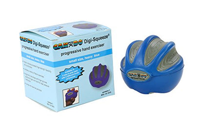 CanDo Digi-Squeeze Hand Exerciser, Blue: Heavy Resistance, Small - color: Blue: Firm, size: Small