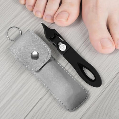 Eagle Beak Nail Clippers | Angled Nail Toenail Cutter | Anti-Splash Trimmer for Grooming Seniors Ingrown Adults Women Men Athletes Daily Manicure Pedicure Fingernail