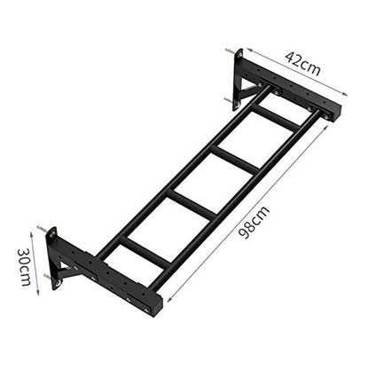AGYH Wall-Mounted Chin Up Bar, Steel Multi-Position Horizontal Bar, for Wall Climbing Frame of Home Gym, 3 Styles, Load 200KG - size: Style 1