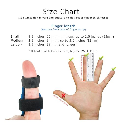 Sports finger guard (2-pack) finger brace protection; impact-resistant, NO tape needed (Small) - size: Small