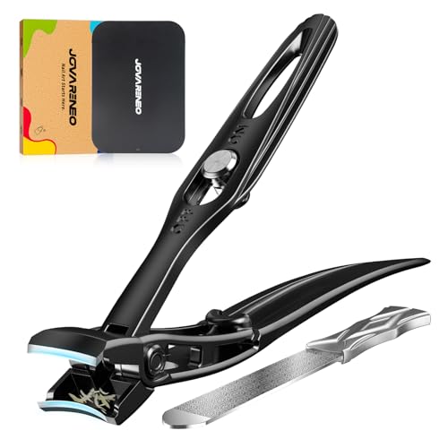 Ultra Wide Jaw Opening Nail Clippers Set, Extra Long Handle Toenail Clippers for Seniors Thick Toenails, Heavy Duty Large Clippers Cutter, Fingernail Clippers Gifts for Seniors, Men & Women Elderly - size: Wide Jaw