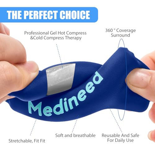 2PCS Finger Sleeves Gel Ice Pack, Lasting Cold Compress Freeze Sleeve, Reusable Finger Brace Ice Packs for Injuries, Arthritis, Tendonitis, Gout, Sprains, Middle Protectors (Blue) - color: Blue