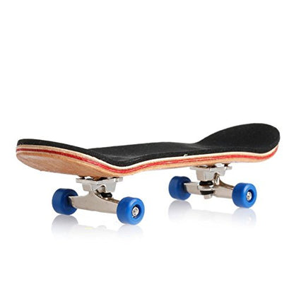 Mini Maple Wooden Pro Fingerboards, Finger Skateboard Toy Set-1 Pack (Yellow) - color: Yellow