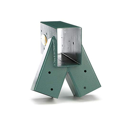 Eastern Jungle Gym Easy 1-2-3 A-Frame Swing Set Bracket, Green | Heavy Duty Swingset Bracket for Easy, Simple Installation | DIY Swing Set Part to Build Playground Sets for Backyards - style: A-Frame Swing Set Bracket