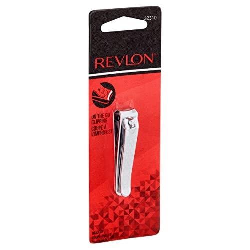 Revlon Compact Nail Clipper | Silver | Pack of 2 - size: 1 Count (Pack of 2)